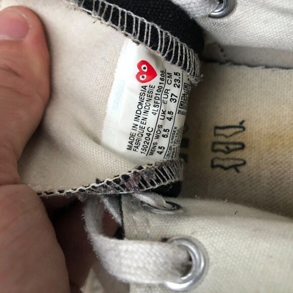 Converse X Comme Des Garcons Converse PLAY Chuck 70 High Top CDG Converse - Picture 3 of 14